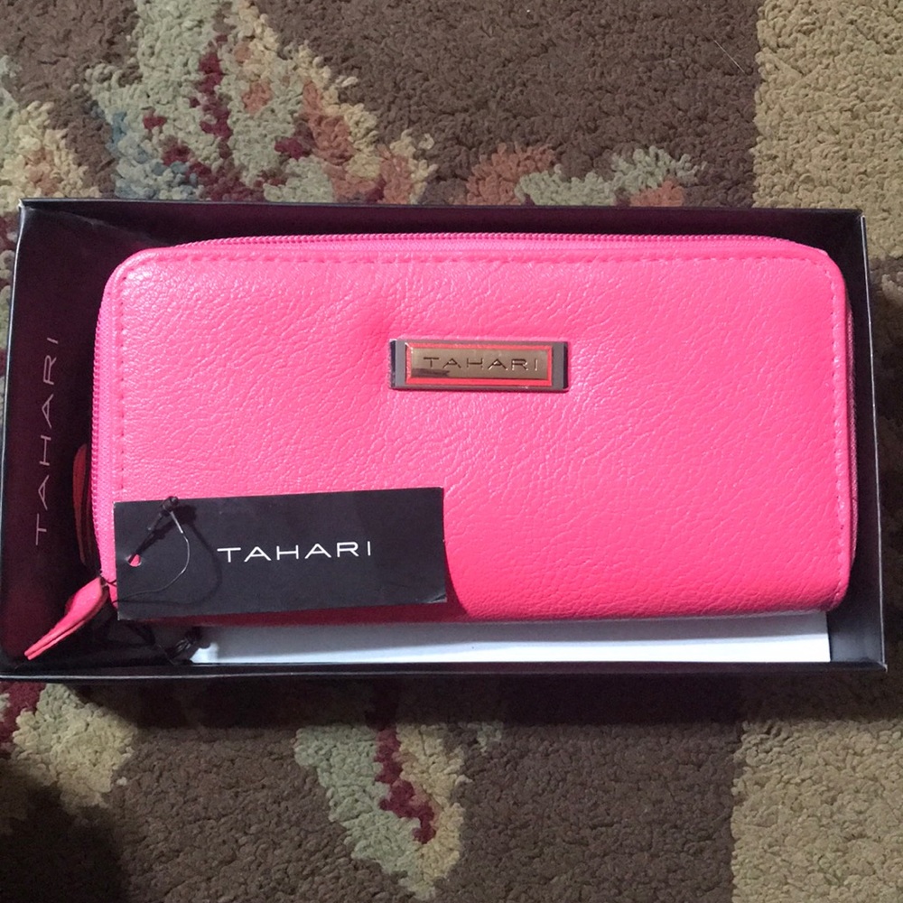 Tahari Hot Pink Wallet